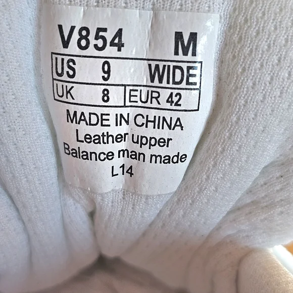 MENS APEX V854 SNEAKERS...SIZE 9 WIDE - Picture 7 of 9